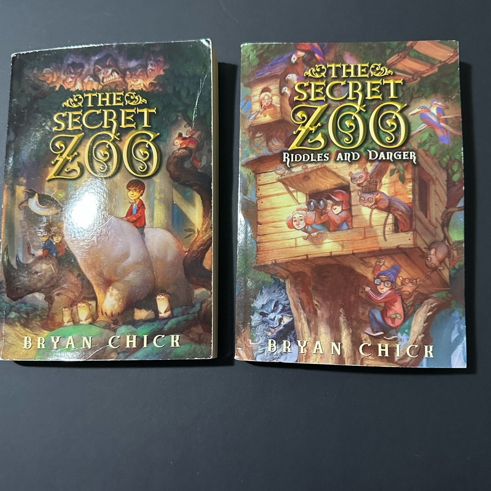 The Secret Zoo: Riddles and Danger
2 Books by Chick Bryan    1 and 3